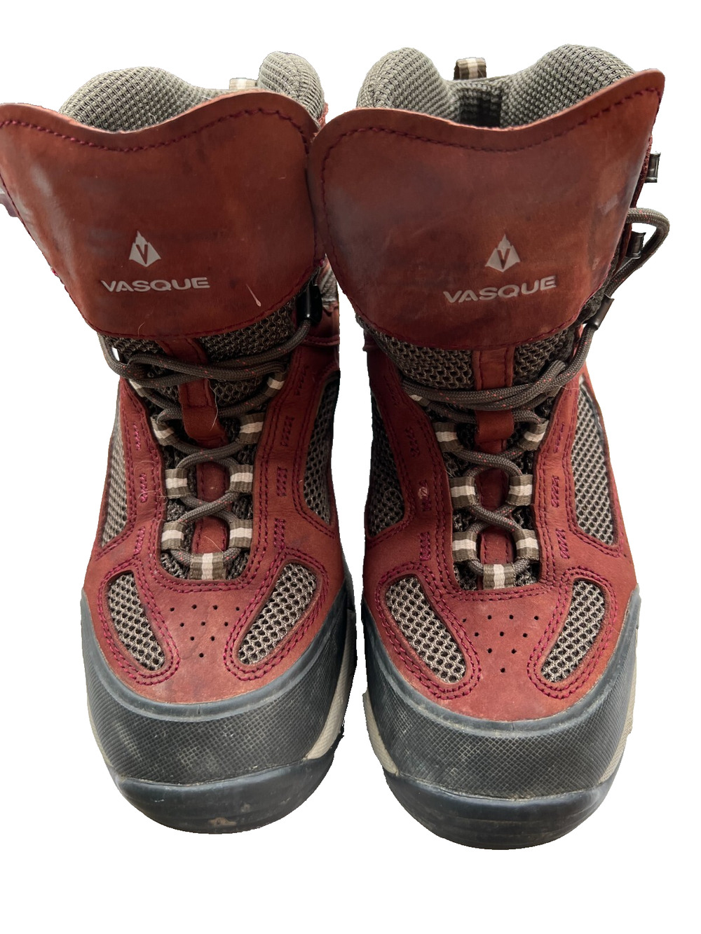 VasQue Hiking Camping leather burgundy gore tex boots Women’s Size 8.5 W